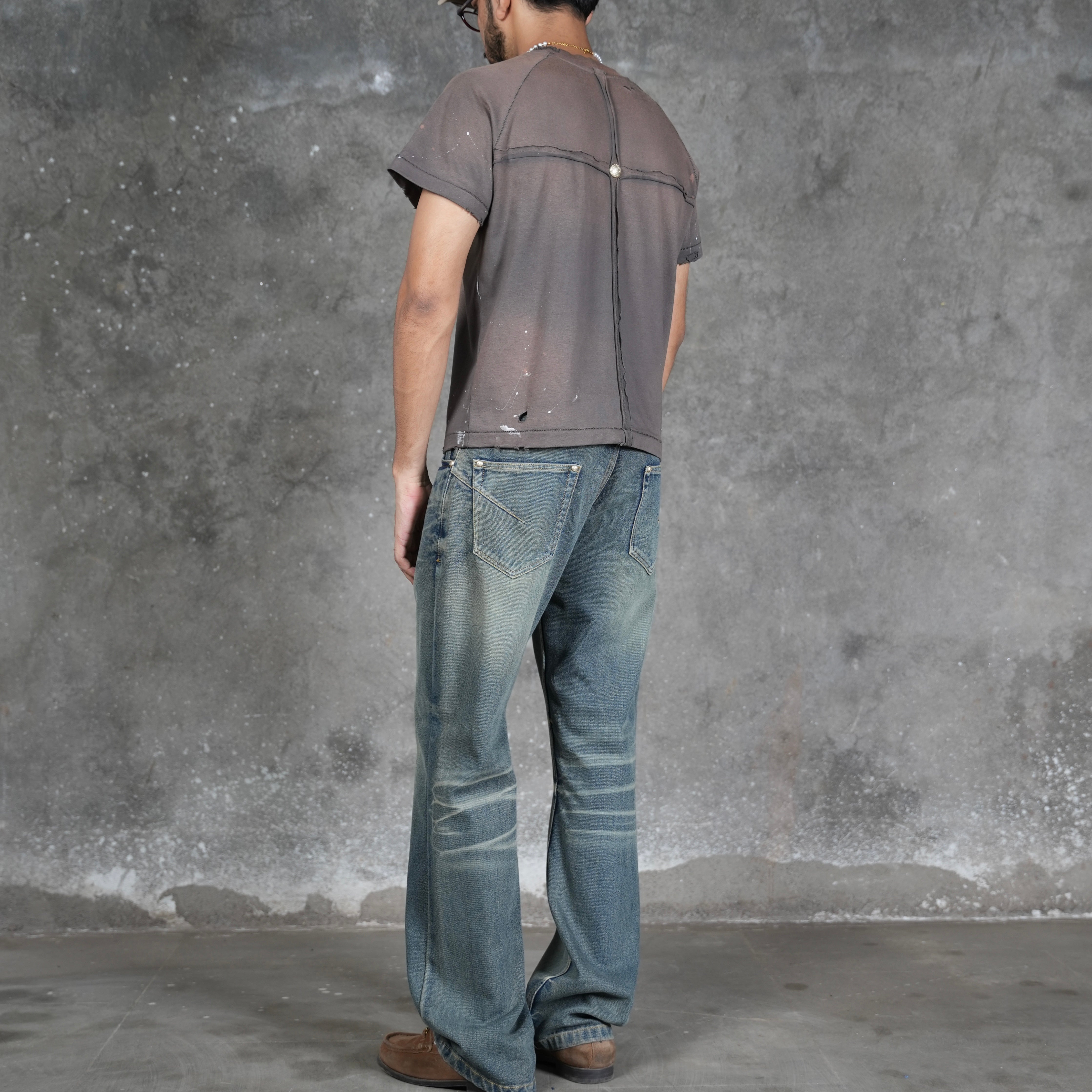 Ghost pocket faded masti tshirt - rtw