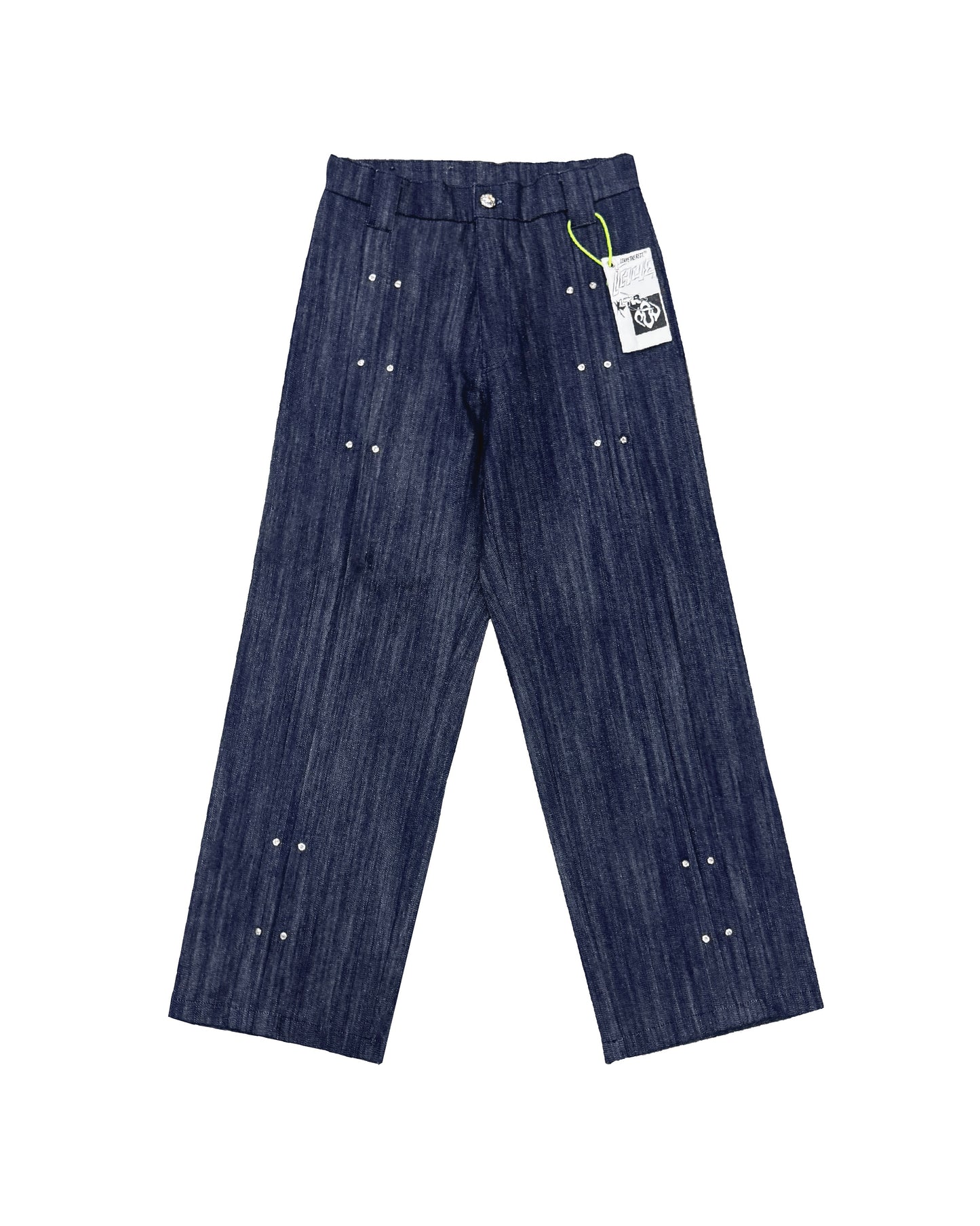 Pleated Slub Jeans- Indigo - MTM