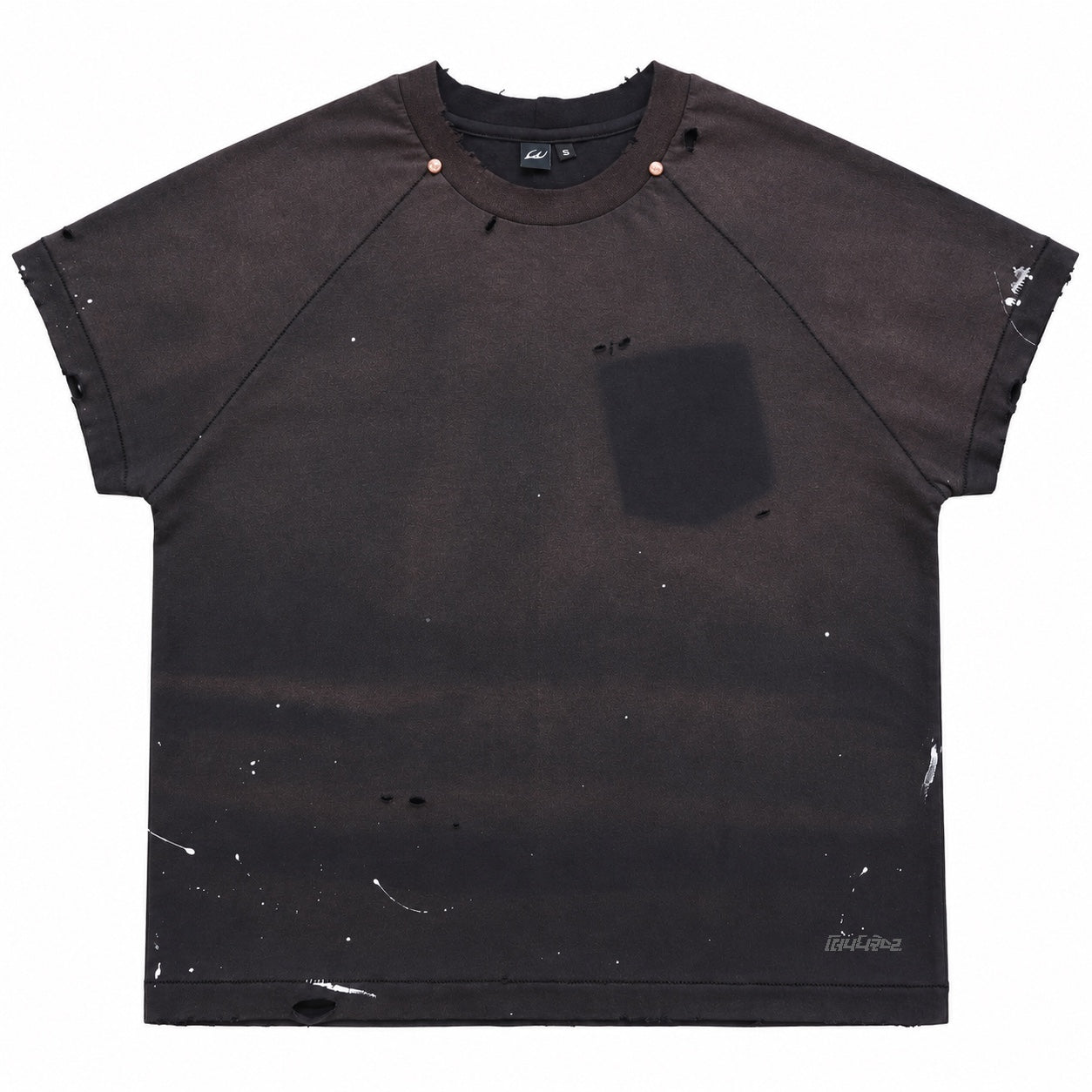 Ghost pocket faded masti tshirt - rtw