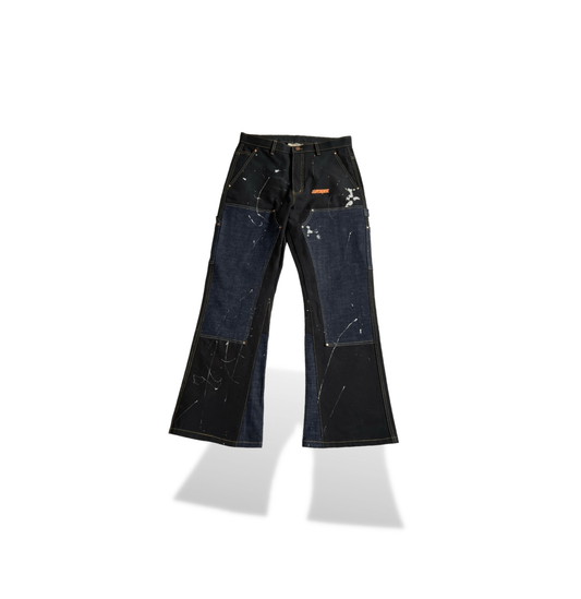 Black/blue Influenssa jeans. - leavetherest.