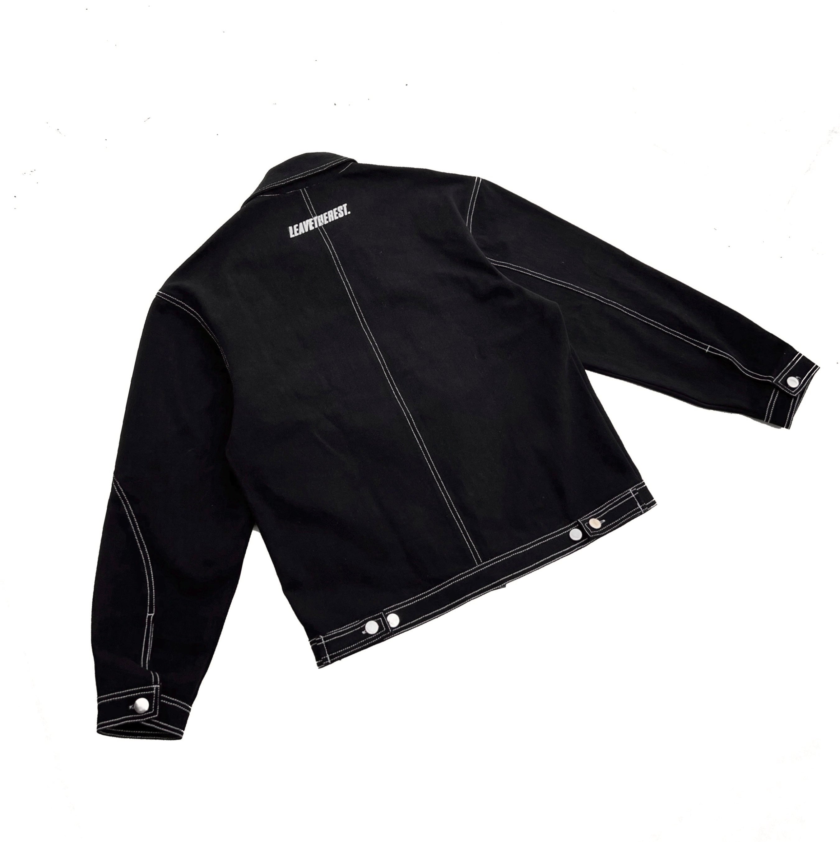 Lil denim mismanagement jacket blackish - leavetherest.